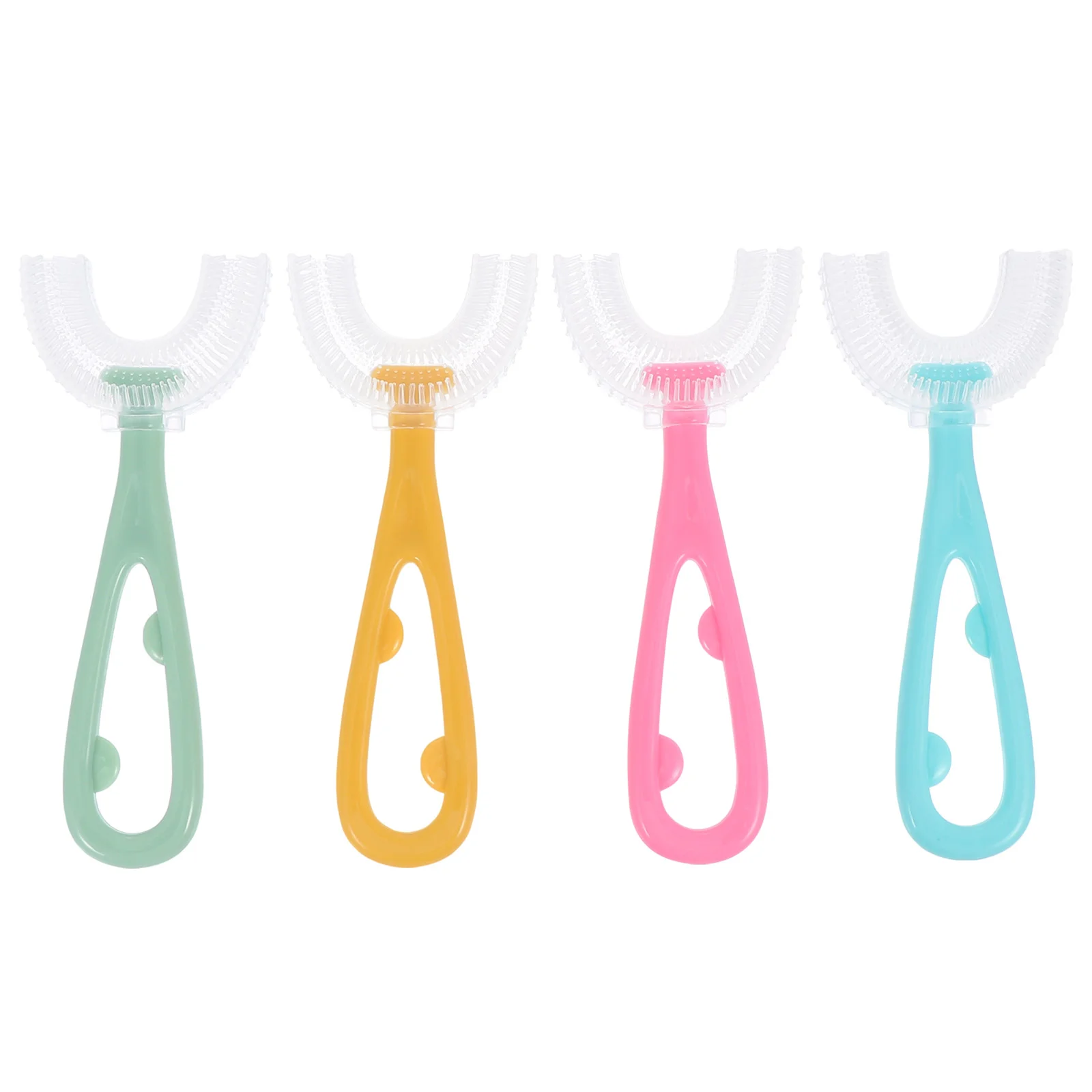 

Kids U Shape Brush Student Travel Brushing Training Toddler Auto Children Cleaner Shaped Kid Cleaning