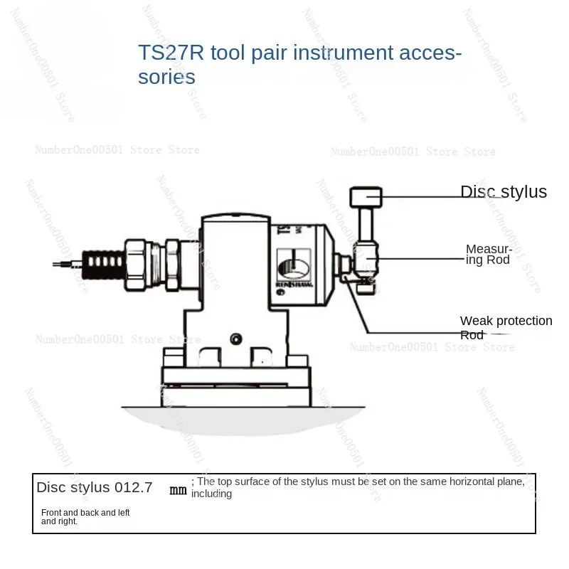 Слабая защитная планка Стержень от столкновений Renishaw Ts27r A-5003-5171 Зонд OTS Настройка