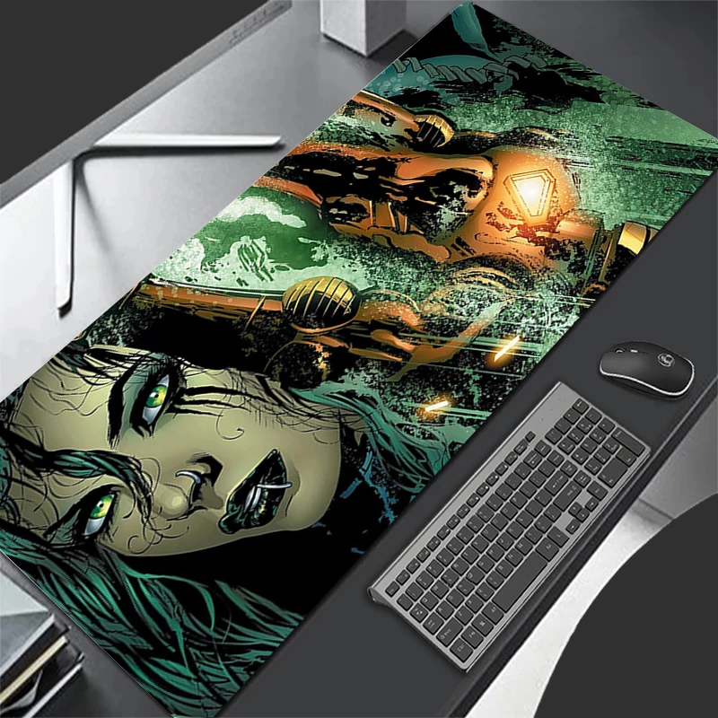 

Office Accessories Gaming Mouse Pad Iron Man Large Home Desk Mat Game Mats HD Laptop Carpet Cool 500*1000 900x400 Soft Anti-skid