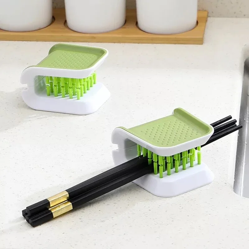 

Blade Brush Knife and Cutlery Cleaner Openable Cleaning U Shape Kitchen Washing Non-Slip Household Cleaning Tool