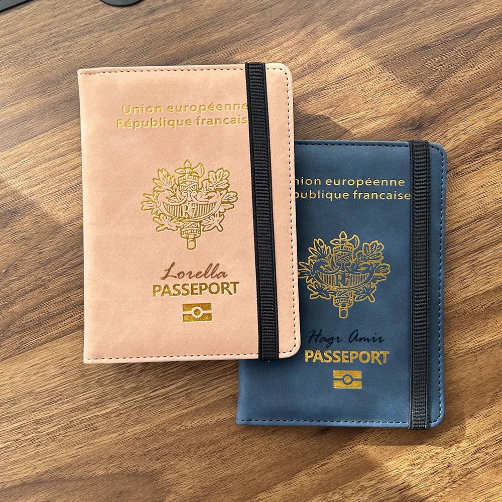

Индивидуальная Обложка для паспорта для женщин с именами держатели для путешествий для пар многофункциональная Обложка для удостоверения личности банковских карт из искусственной кожи