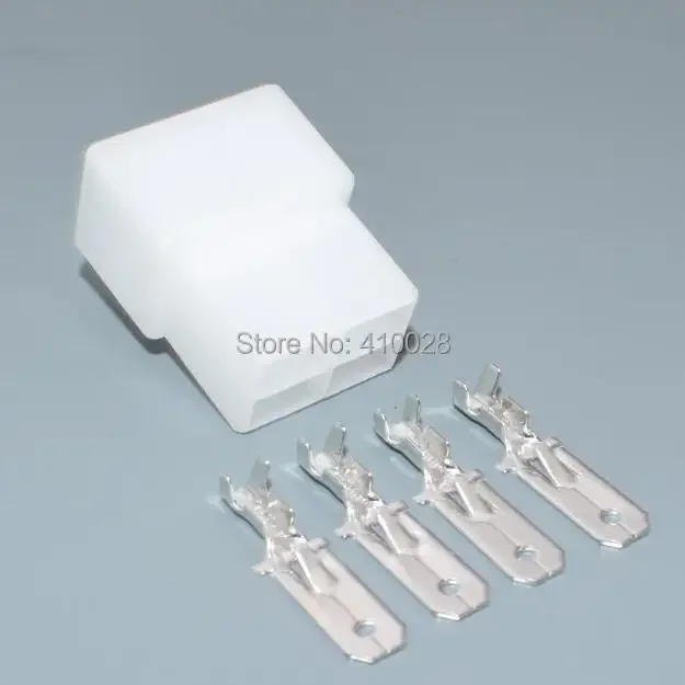 Shhworldsea 4-контактный 6 3-мм автоматический пластиковый разъем для хохонной вилки