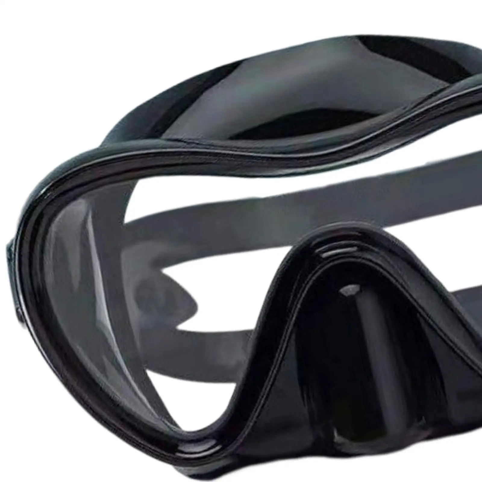 

Adults Free Diving Mask Leakproof No Fogging Scuba Diving Glasses Black