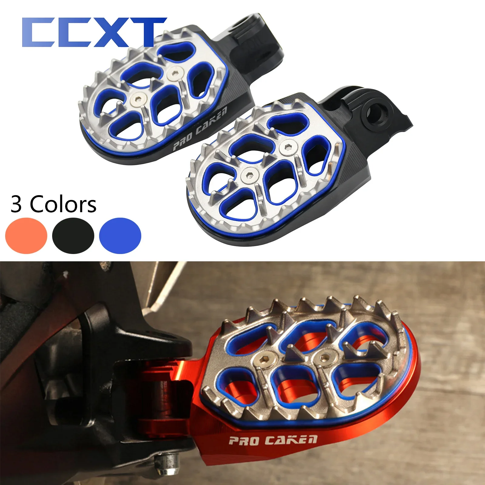 

Motocross CNC Footrest Foot Pegs Rest Pedal For KTM 990 1050 1090 1190 1290 690 950 Adventure Super Enduro SX SXF EXC EXCF XCF