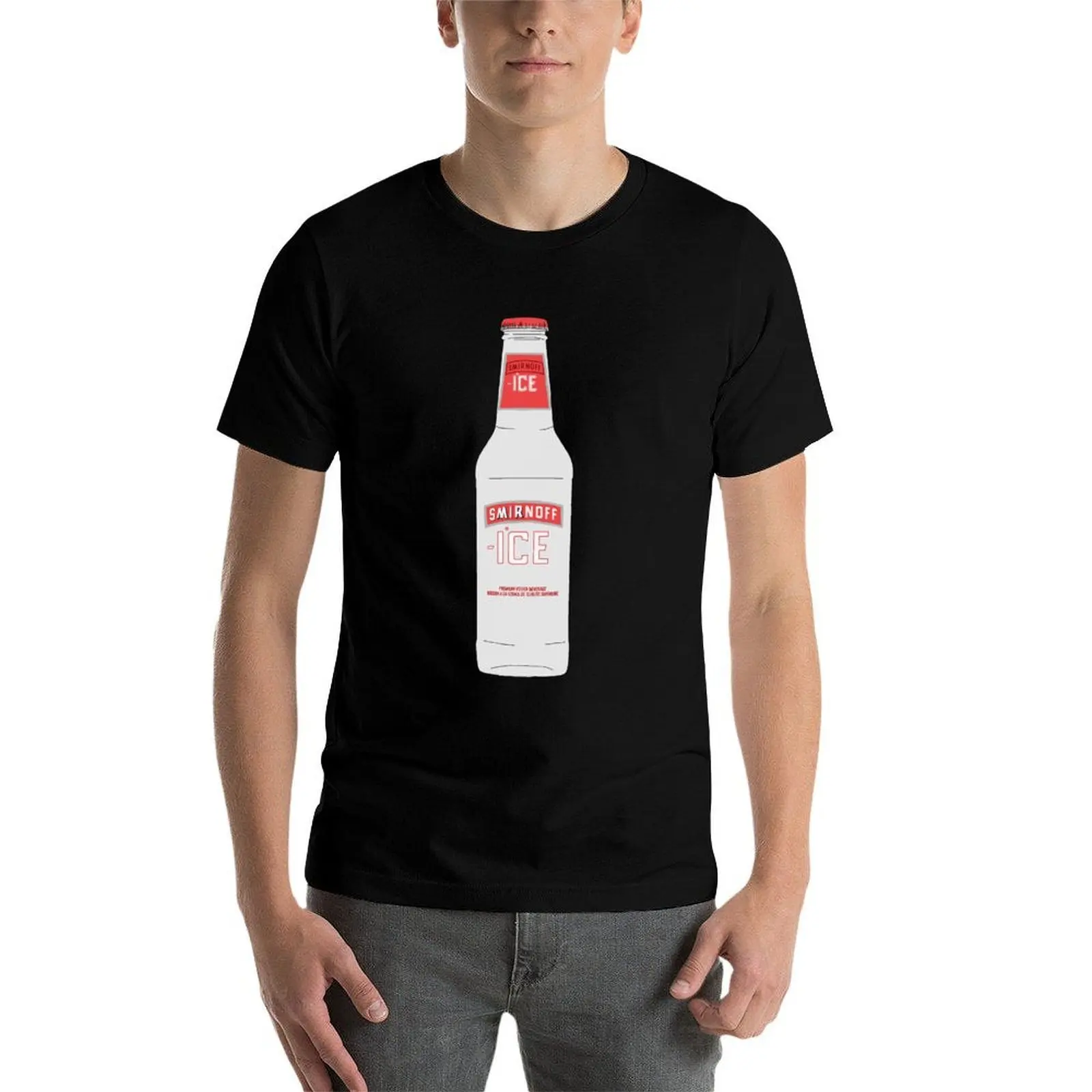 Фото Футболка Smirnoff Ice с летним принтом и коротким рукавом №4