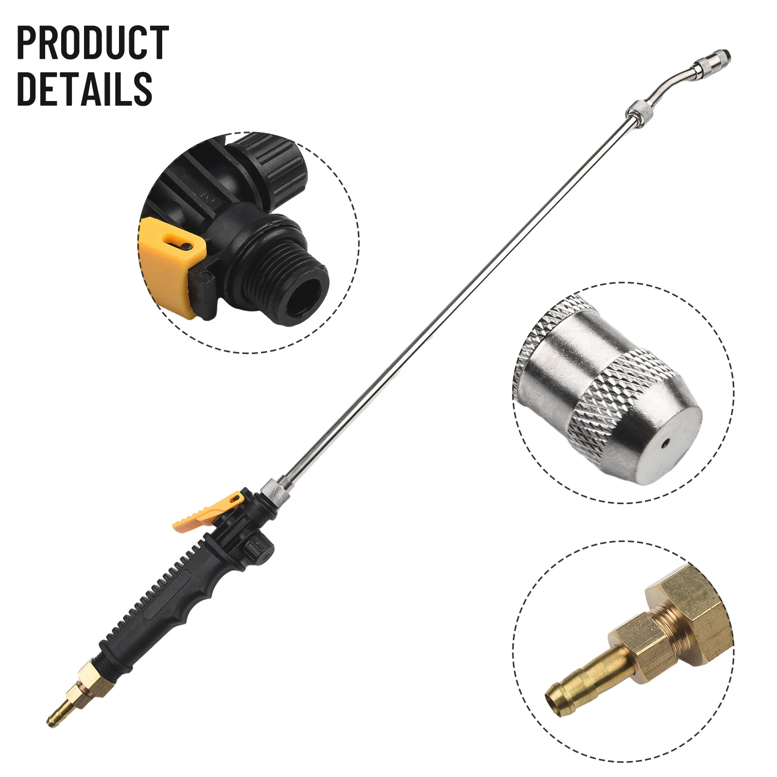 

Sprayer Wand Lances Sprayer Car Wash Tools Durable For Cleaning High Pressure High Quality Metal Water Sprayer