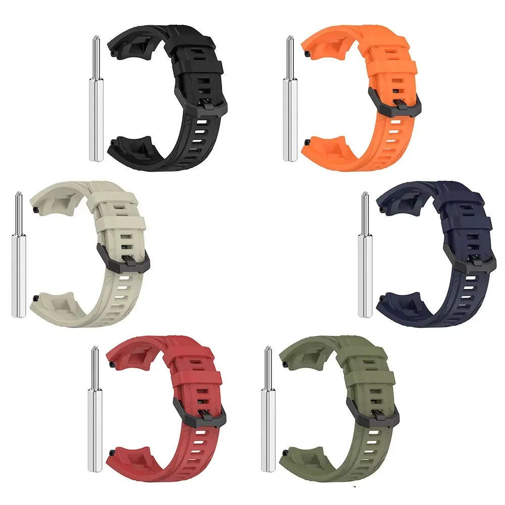 Фото Силиконовый ремешок для умных часов Amazfit T-rex 3 A2322, спортивный браслет для Huami Amazfit T rex3 с инструментом для снятия ремешка №5