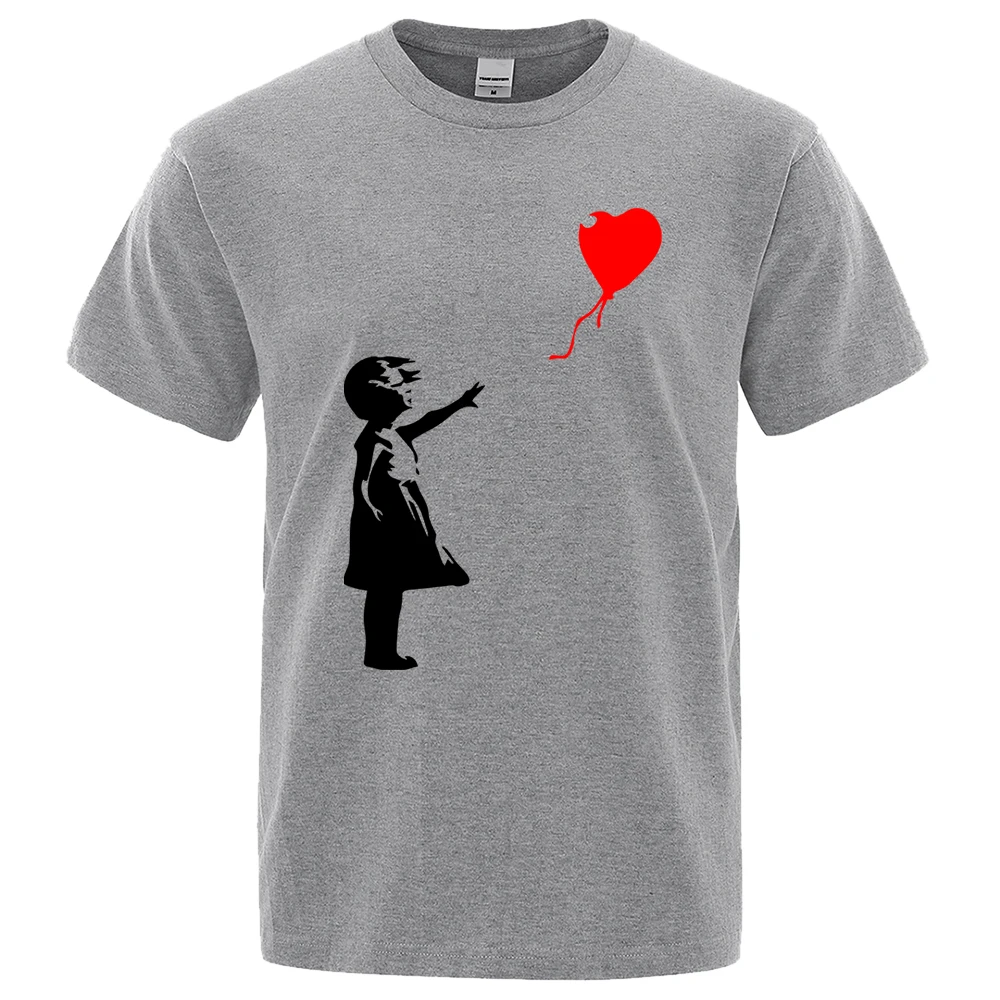 

2022 Summer New Balloon Print Mens T Shirt Funny Casual Tees High Quality Hot Sale Short Sleeve T-Shirt Brand Streetwear Tops