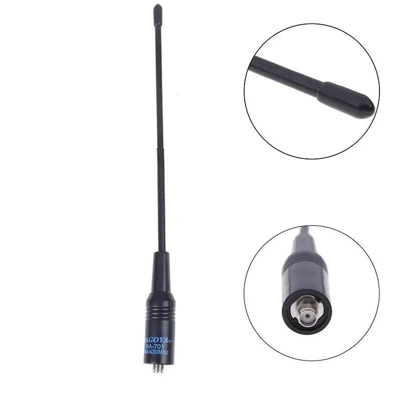 

Hot sale 1Pc Nagoya NA-701 Booster Antenna Female Band 144/430MHz Antenna For Walkie Talkie Radio