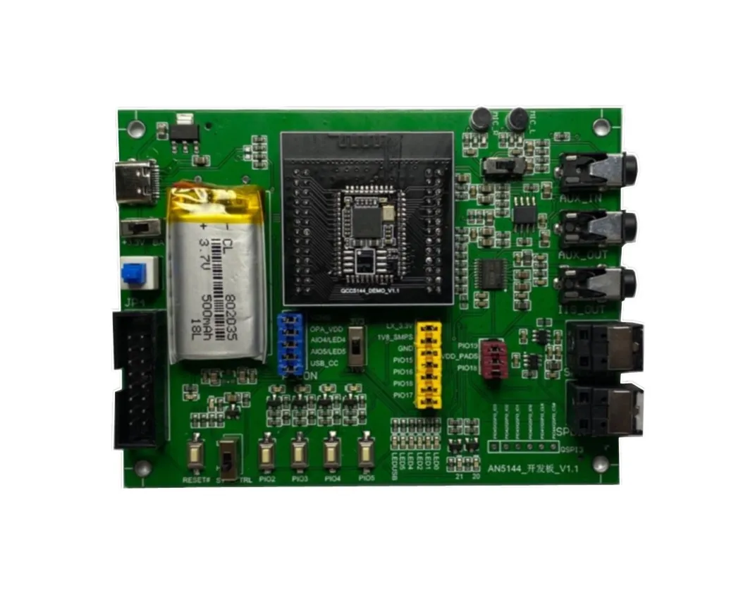 

Плата разработки QCC3040, плата разработки QCC5144, плата разработки Bluetooth 5,2 AptX Qualcomm Bluetooth, плата разработки AptxHD