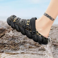 2022 outdoor black mens sandals summer casual beach shoes breathable shoes indoor slippers designer mens shoes hiking sandals