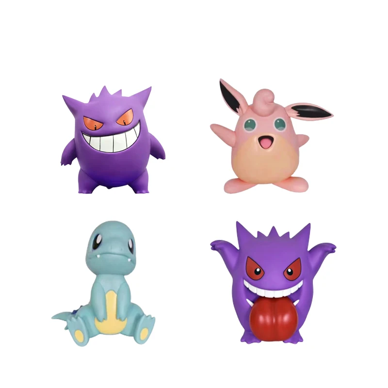 

One Piece Model Toys In Stock Pokémon 1:1 Gengar Wigglytuff Anime Action Figure Collectible Model Toys Gifts for Children