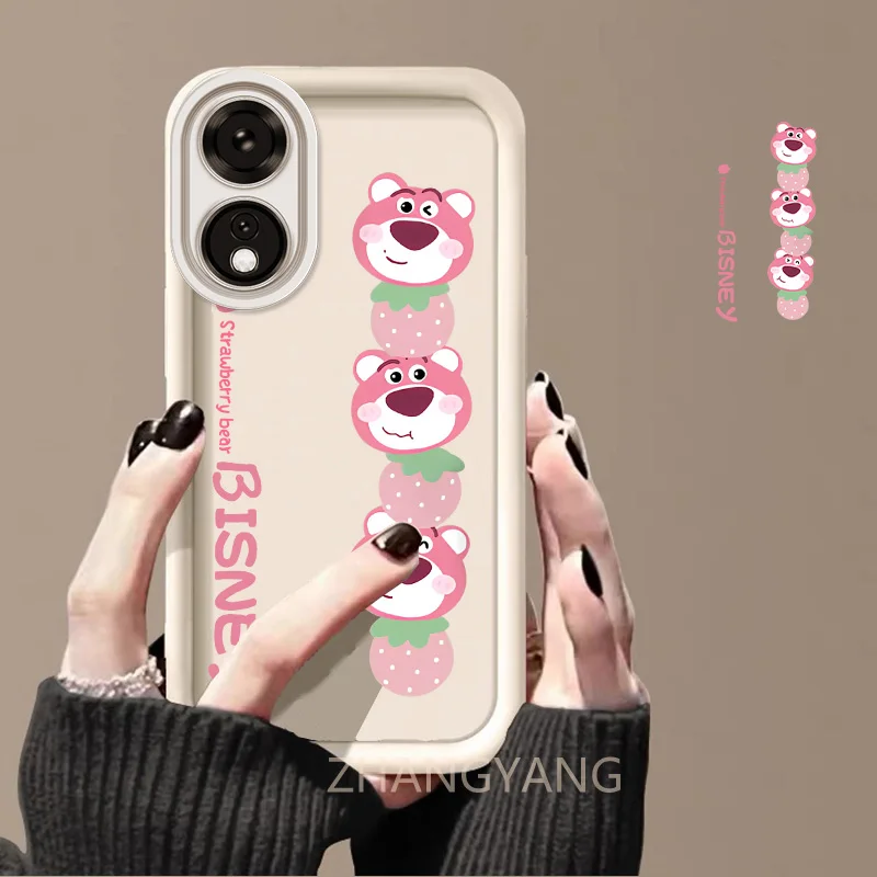 Фотообои для Honor x7a x7 милый мультяшный медведь Фотофон искусственная кожа силикон