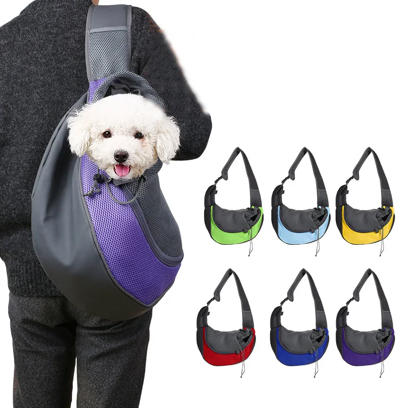 

Pet Carrier For Dogs/Cats Outdoor Travel Handbag Single Shoulder Bag Sling Mesh Travel Shoulder Bag Pet Carrier Dog Accessories