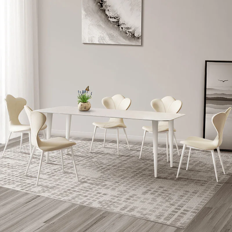 

Роскошный современный обеденный комфортный эргономичный стул в скандинавском стиле для взрослых минималистичный расслабляющий макияж го...