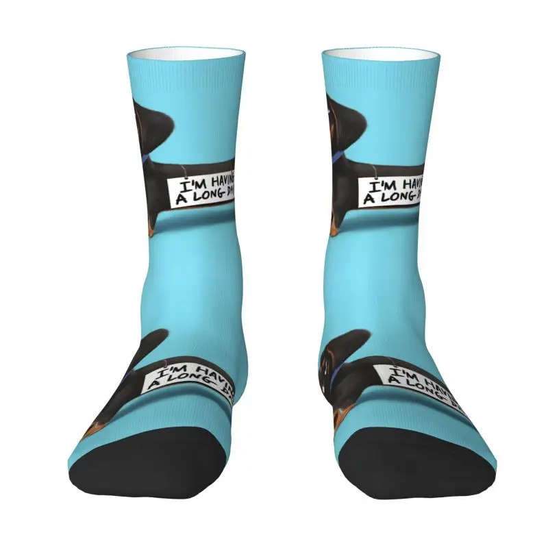 

Носки с надписью «такса» для мужчин и женщин