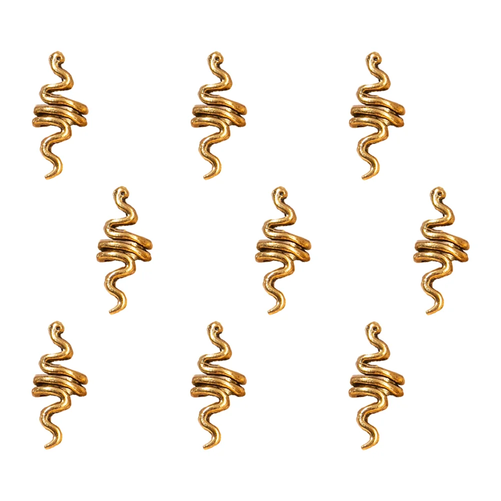 

9 Pcs Dreadlocks Hair Ring Alloy Braid Rings Jewelry Braids DIY Accessories Zinc