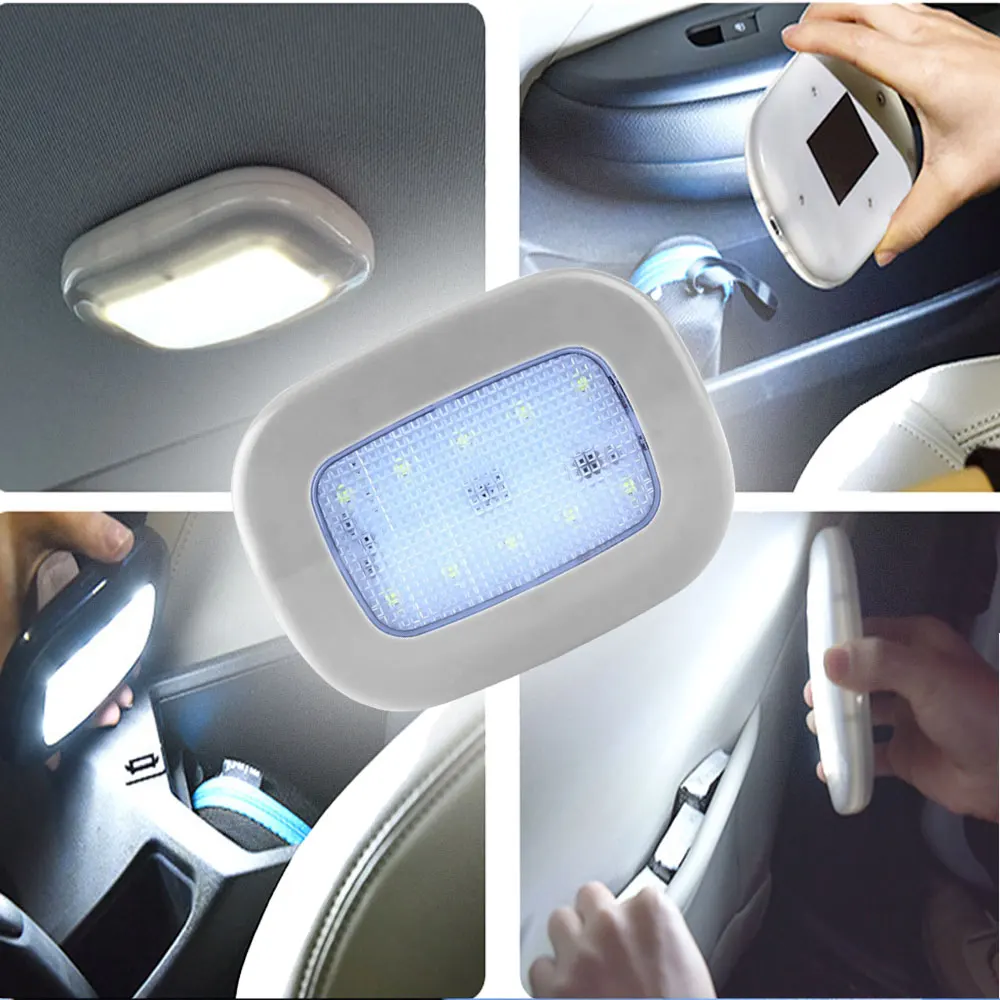 

1pc Car Portability Reading Light High Power Dome Led USB Floor Roof Auto Interior Lighting Night Bulb Trunk Lights Ceiling Lamp