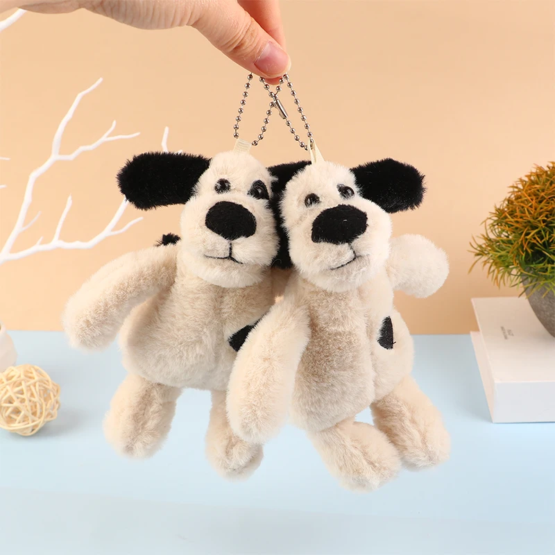 

Love Dog Plush Toy Cartoon Animal Dog Pendant Soft Stuffed Doll Keychain Backpack Car Bag Key Ring Decor Kid Gift