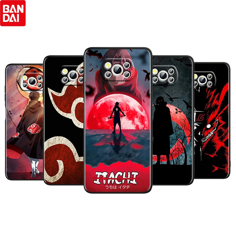 

Hot Anime NARUTO Boy For Xiaomi Poco M4 X3 F3 GT NFC M3 C3 M2 F2 F1 X2 Pro Mi Mix3 Soft Silicone Black Phone Case Cover Fundas