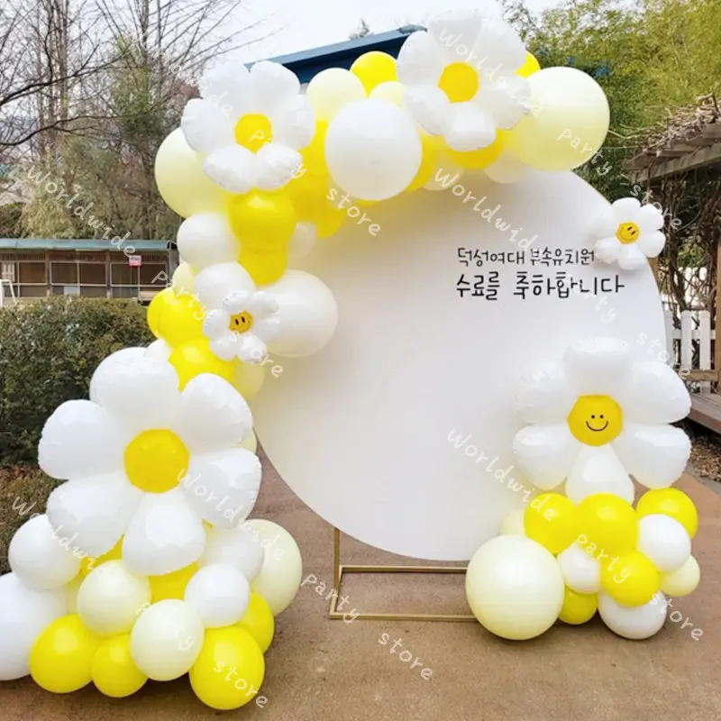 

78 шт., гелиевые воздушные шары в виде цветка