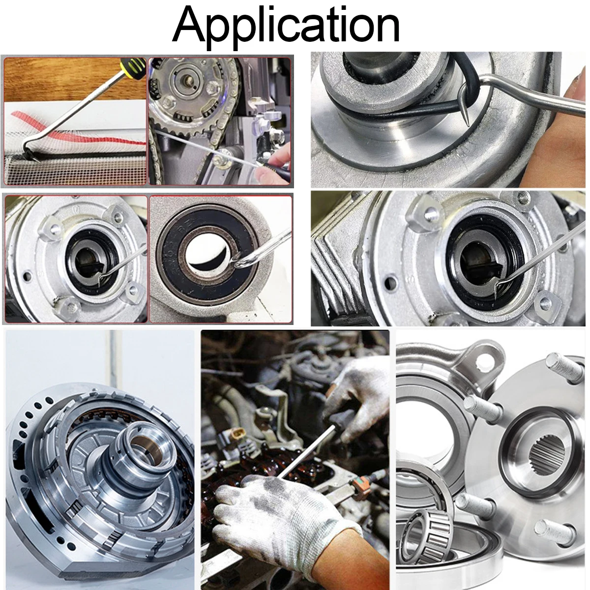4 шт. отвертки для сальника автомобиля 45/90/135/прямые уплотнительные кольца съемник
