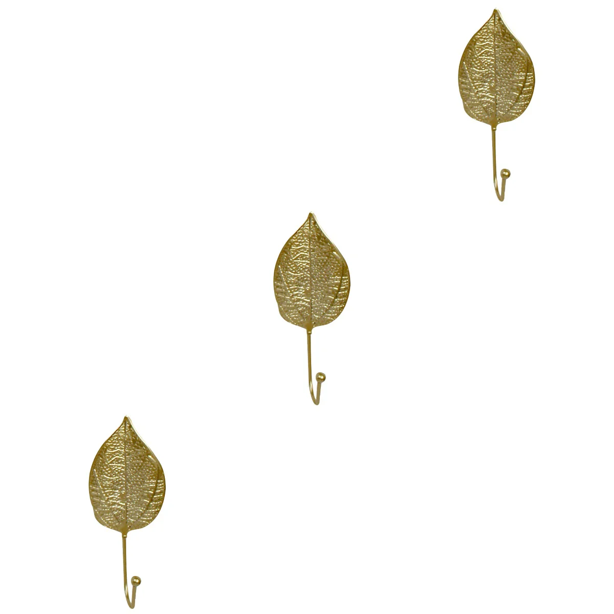 

Wall Hook Iron Hooks Leaves Leaf Hanger Mounted Decorative Coatdecor Festivaldoor Hat Single Wrought Towel Metal Rack Bracket