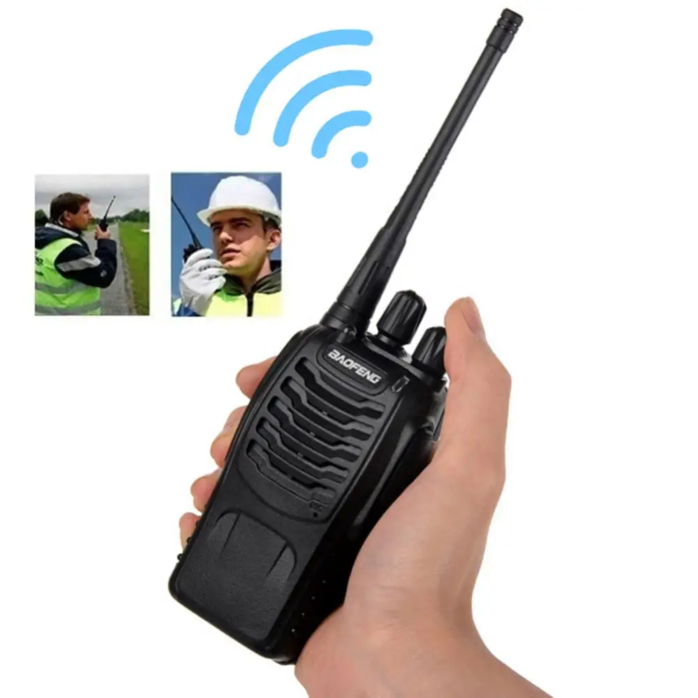 New BF-888S 5km Range Wireless Walkie-talkie UHF Talkie Handheld Two-way Ham Radio 400 - 470MHZ