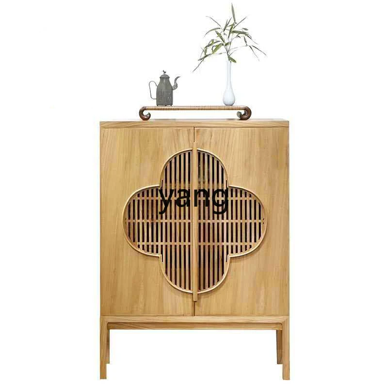 LH новый безкрасочный обеденный боковой шкаф в китайском стиле из цельного дерева