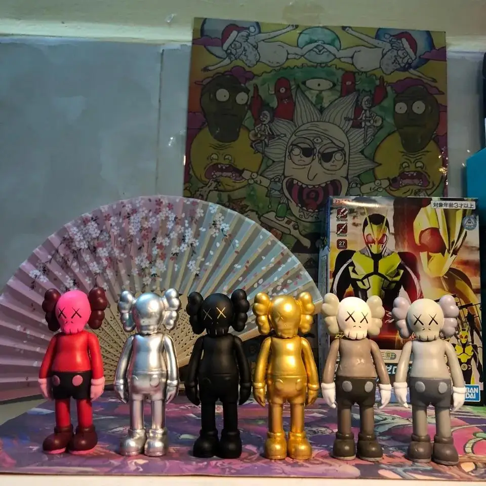 

6PCS Kawss 10CM Figure Toy Movable Doll Model Animation Action Figure Decoration Anniversary Birthday Gift Funko Pop Figures