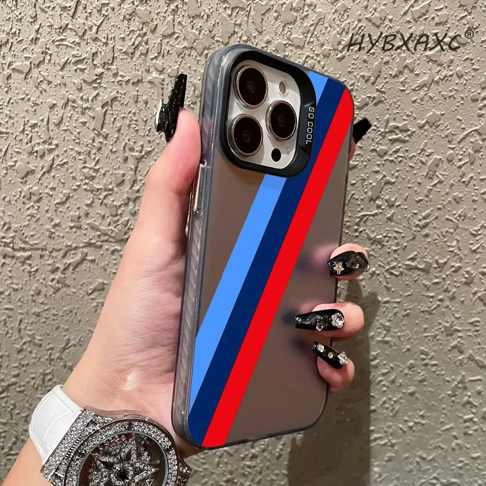 Фото Чехол XAXC HD Cool для iPhone 16 Pro Max 15 14 13 12 XS Plus 11, модный матовый чехол с лазерным градиентом Aurora, ударопрочный. №4