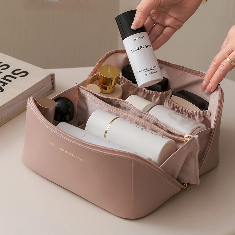 

Portable Large-capacity Makeup Organizer Bag Women Cosmetic Bag Toiletries Storage Makeup Case Luxury Beauty Bags for Young Girl