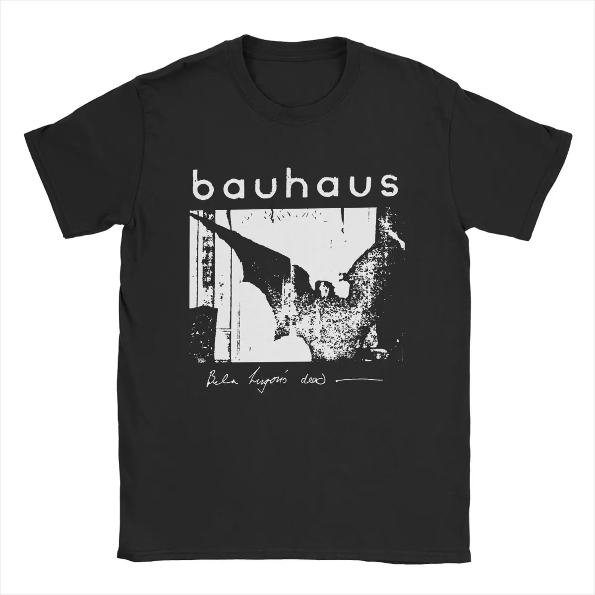 Футболка Bauhaus с крыльями летучей мыши Bela Lugosis Dead мужская хлопковая удивительная