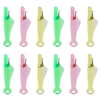 5103050100pcs high quality fish shaped threader plastic sewing accessories with three colors for diy craft handwork sewing