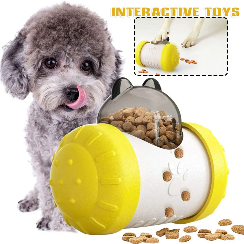 

Cute Tumbler Pet Toy Creative Dog Food Dropping Tool Cat Anxiety Relief Supplies for Puppy Kitten Pet Iteractive Toy DCS