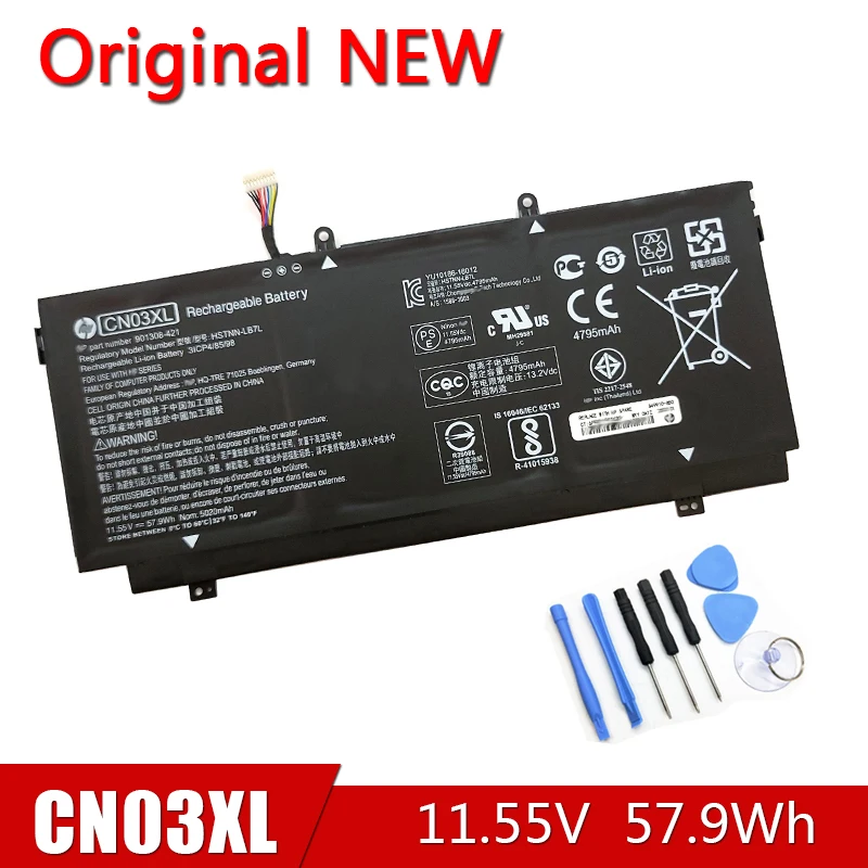 

CN03XL Original Battery SH03XL HSTNN-LB7L For HP Envy13-AB Spectre X360 13-AC 13-W0 901308 859026-421 901345 859356-855 TPN-Q178