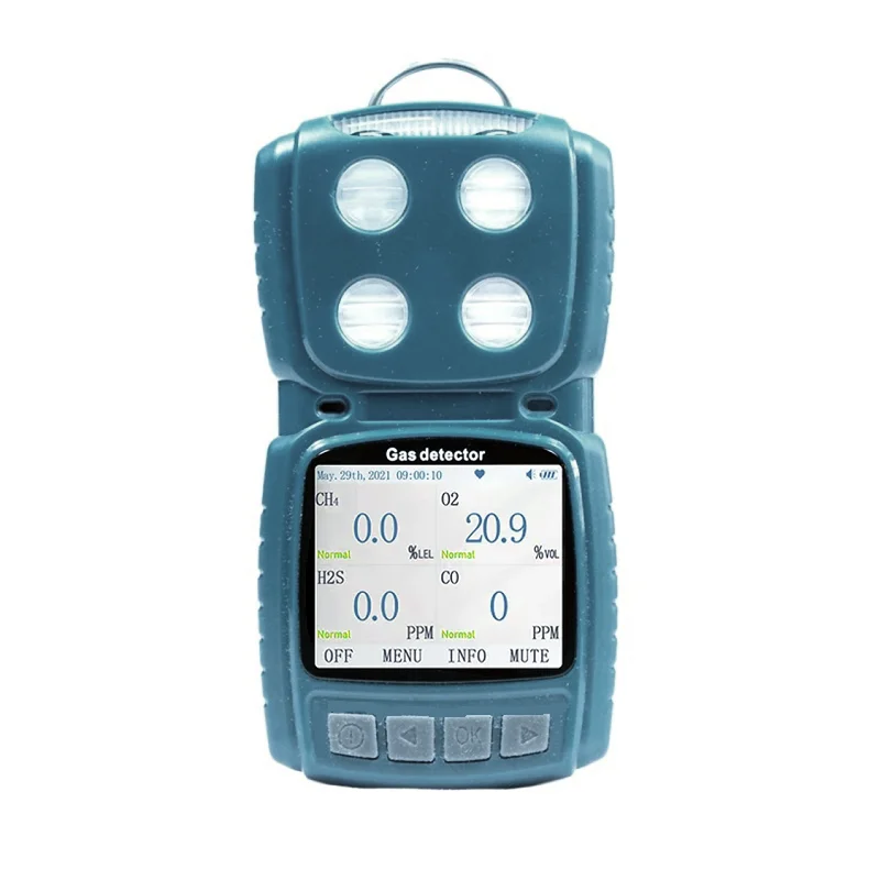 

Portable 4 In 1 EU Digital Multi De PH3 CH2O O3 NH3 CO2 CH4 O2 H2S CO EX NO2 LEL Gas Detector