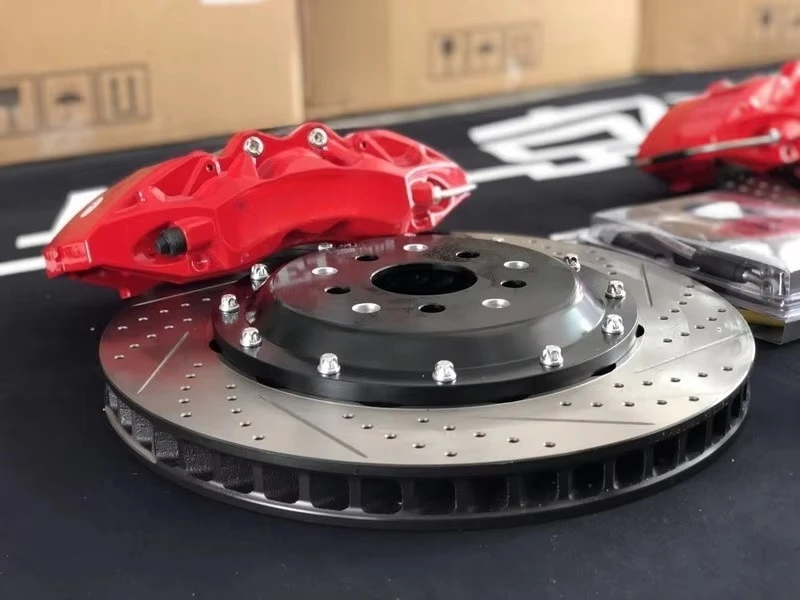 Фото Комплект передних и задних тормозов Big Brake Kit с 6-поршневыми суппортами и ротором 355x32 мм для Impreza 1998-2019 с 18-дюймовыми колесами №3