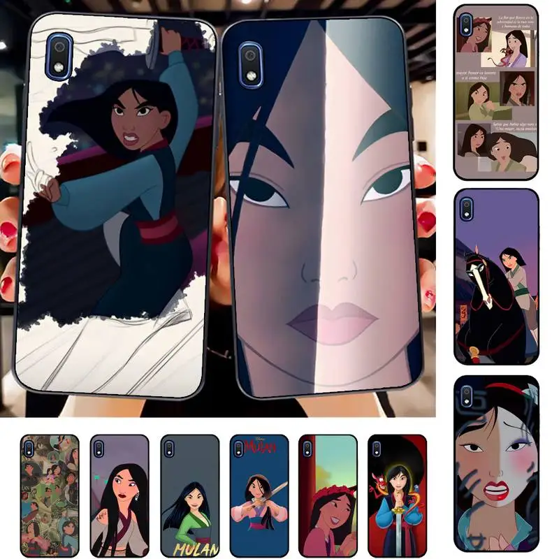 

Disney Mulan Princess Phone Case for Samsung A51 01 50 71 21S 70 31 40 30 10 20 S E 11 91 A7 A8 2018