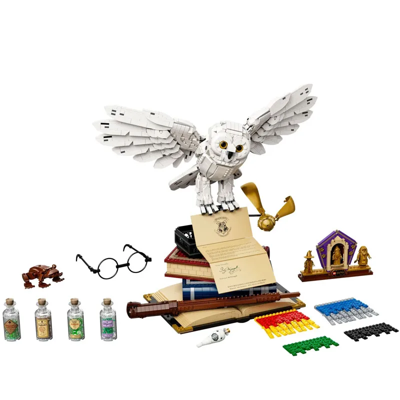 

3010 PCS Collectors Edition Model Owl Building Blocks Bricks Assembling Compatible 76391 Birthday Christmas Gift Toys Set