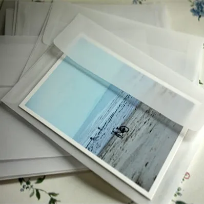 

10pcs/lot New Korea Vintage Blank Translucent vellum envelopes DIY Multifunction lovely Gift