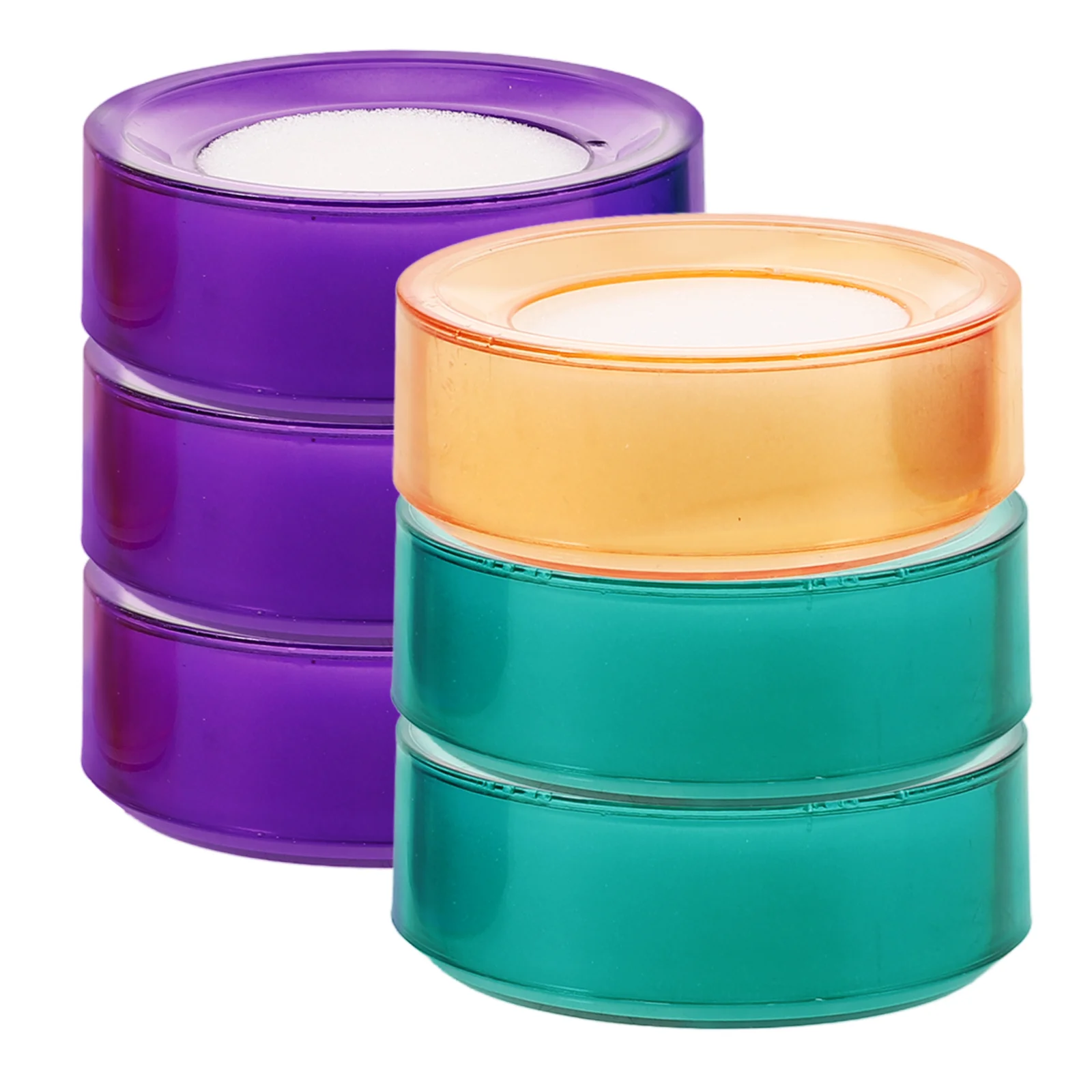 6 шт. влажная губка для бассейна подсчета денег увлажняющие кремы кончиков