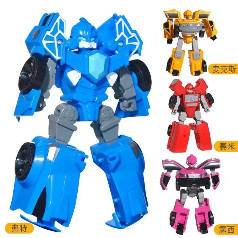 

2021 Mini Force Transformation Robot Toys Action Figures MiniForce X Volt Simulation Car Airplane Deformation Mini Agent Toy