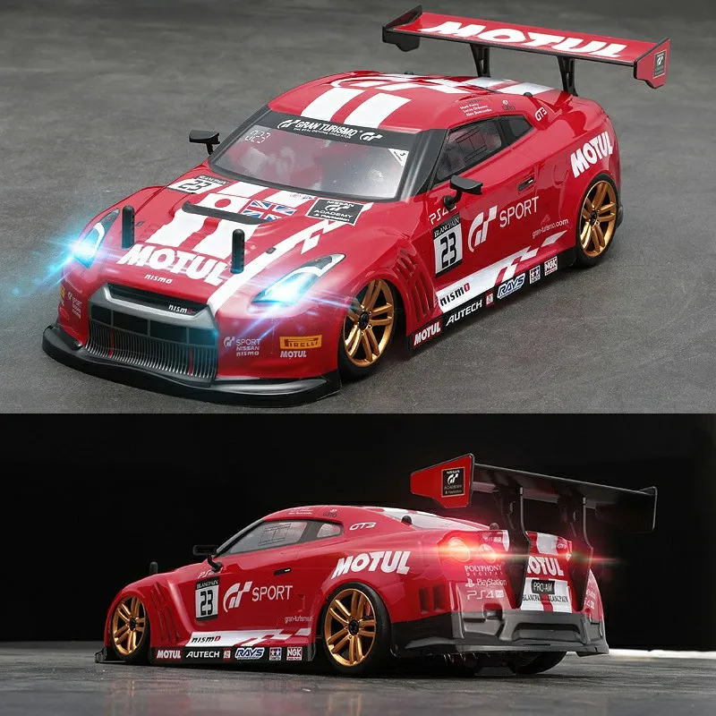 

1:18 4 Wheel Drive Remote Control Car 50km/h Rapid Drifting Remote Control Racing GTR Racing Competition Remote Control Toy