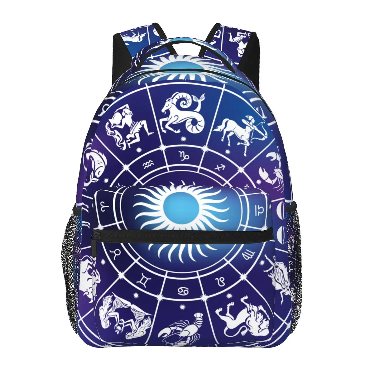 

Men Woman Backpack Horoscope Circle Schoolbag for Female Male 2023 Fashion Bag Student Bookpack