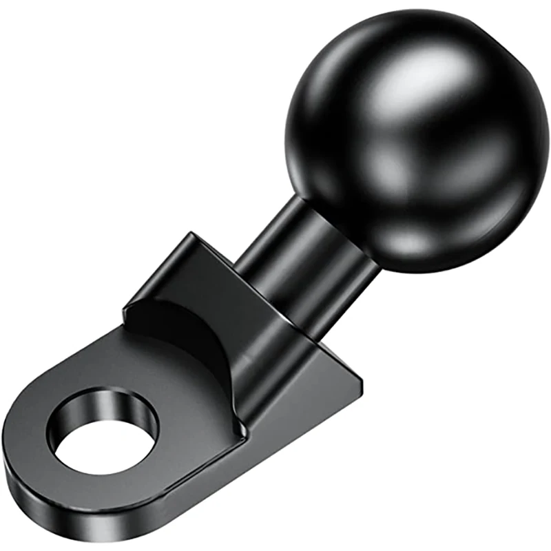 

Motorcycle Angled Base W/ 10mm Hole 1'' Ball Head Adapter Work for RAM Mounts for Gopro Camera,Smartphone, for Garmin GPS