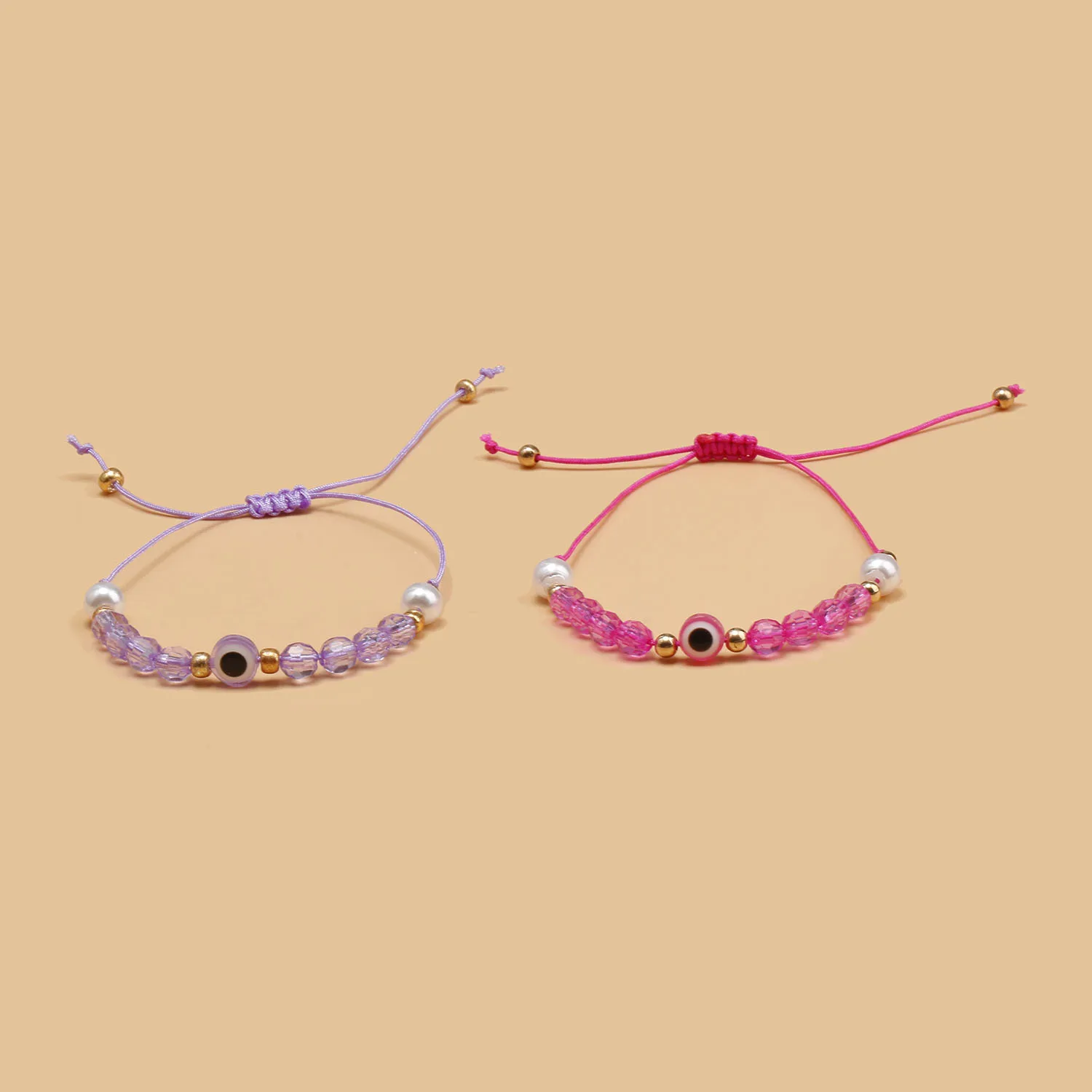 12 шт./лот Блестящие кристаллы и жемчужные бусины Турецкий сглаза амулеты браслет