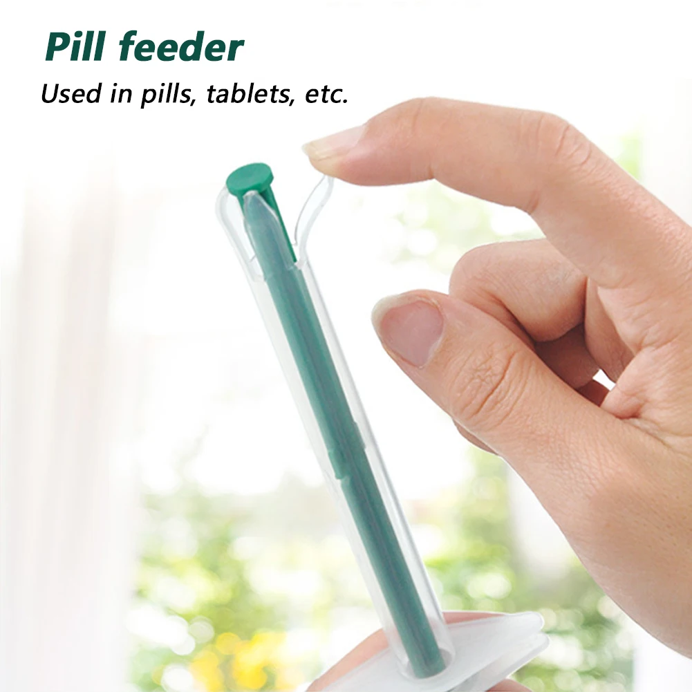 Pet Medical Pill Medicine Feeding Dispenser Piller Gun Shooter Syringe with Soft Tip Feed Tool for Cat Dog Animals Supplies | Дом и сад