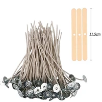 103 pcs candle wicks smokeless wax pure cotton core 15cm for soy candles making supplies line wood accessories
