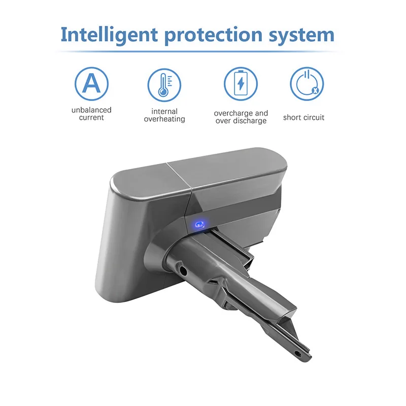 Для Dyson Battey 21 6 Ач 18650 в V7 SV11 моторная головка вакуумная триггер пушистый Animal